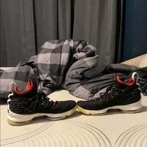 Lebron 15, heavily worn